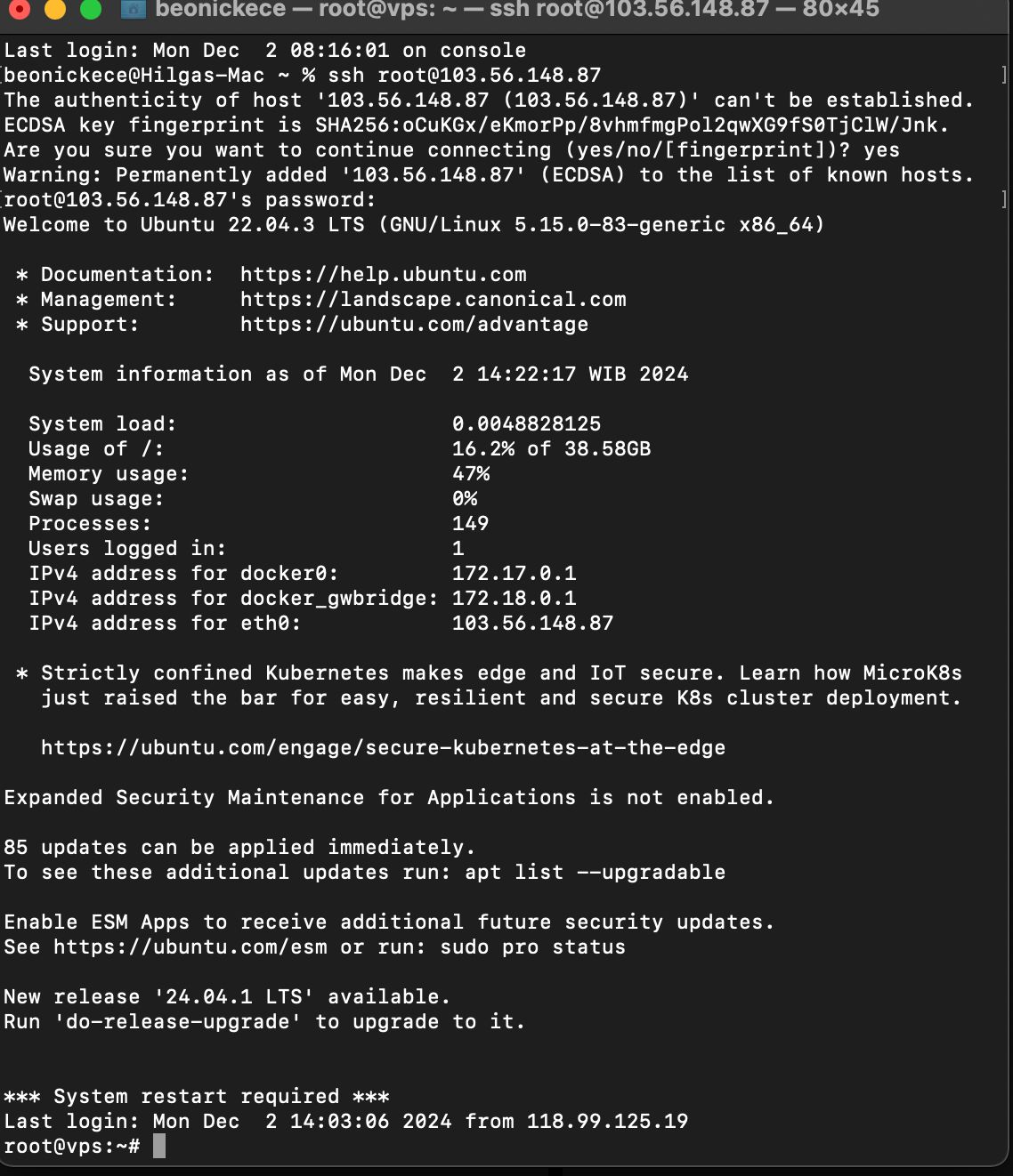 Cara Menggunakan SSH Melalui MacOs - Knowledge Base Jagoan Hosting ...
