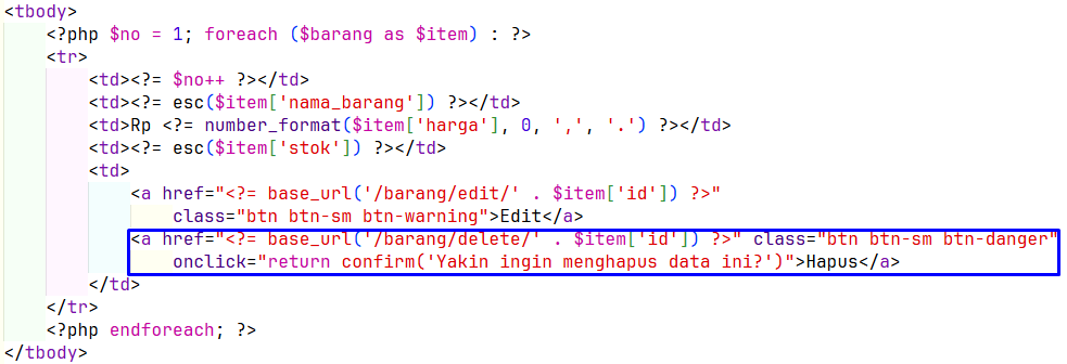 Tutorial CRUD Hapus Data dengan CodeIgniter 4 - Knowledge Base Jagoan ...
