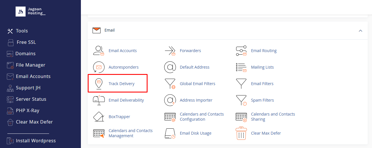 Cara Menampilkan pengiriman email di Cpanel - Knowledge Base Jagoan ...