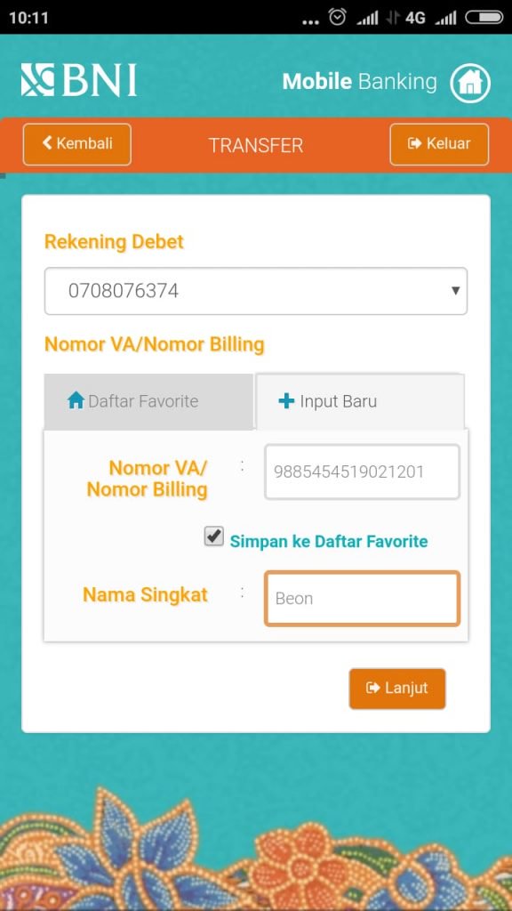 1 BNI mobile payment 1 BNI mobile payment