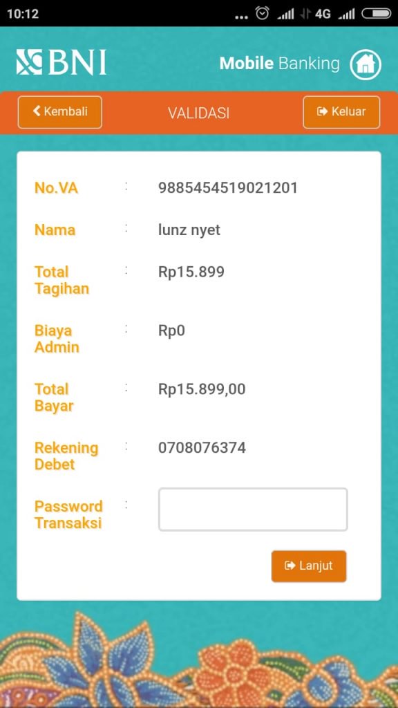 2 BNI mobile payment 2 BNI mobile payment