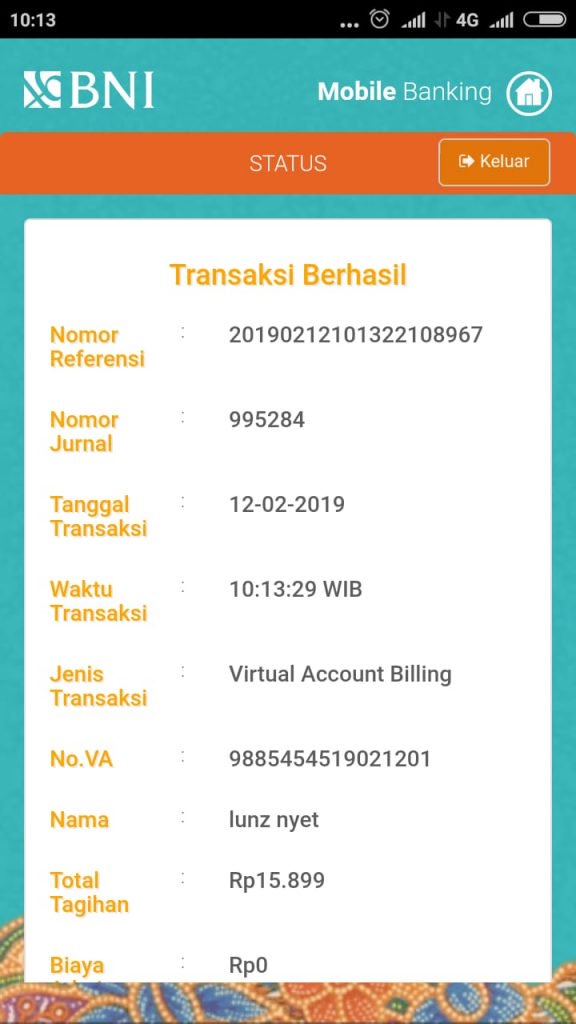 3 BNI mobile payment 3 BNI mobile payment