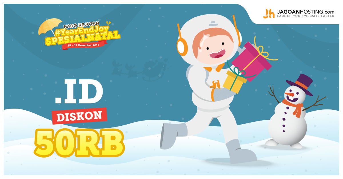 Promo Natal 2017 - Domain ID Murah - jagoanhosting.com