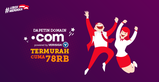 Promo Domain Murah .COM 78RB - Jagoan Hosting