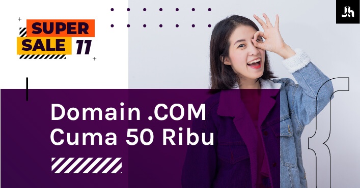 Domain COM 50RIBU Klik Promo